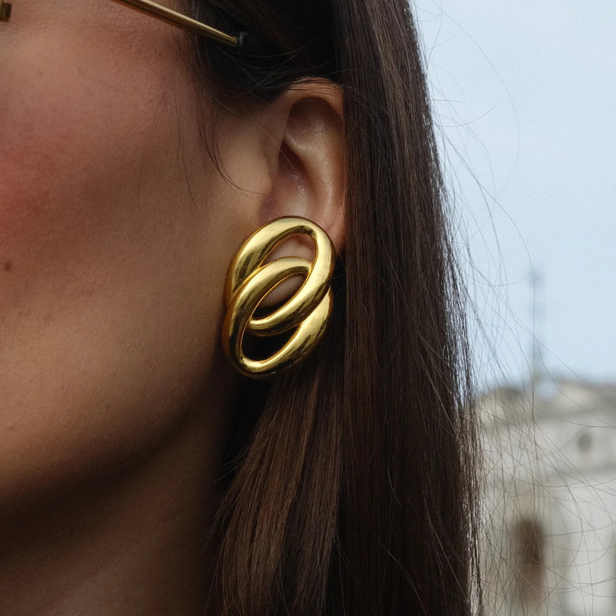 Modern Irregular Ear Studs