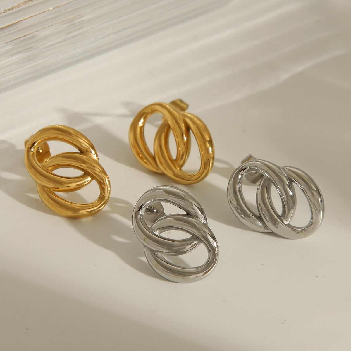Modern Irregular Ear Studs