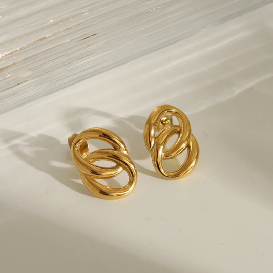 Modern Irregular Ear Studs