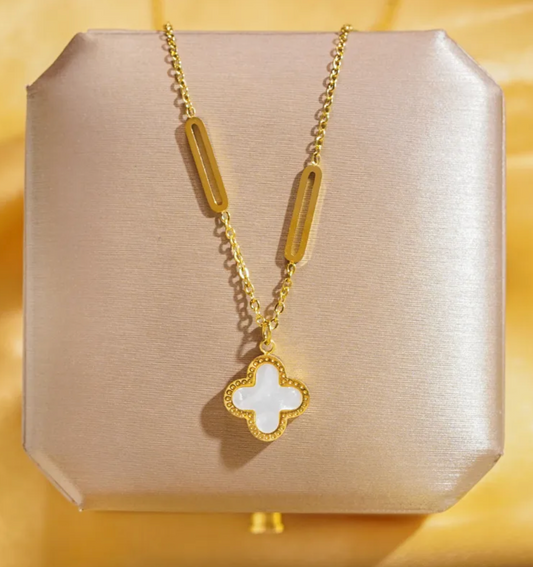 High-Grade Four-Leaf Clover Necklace