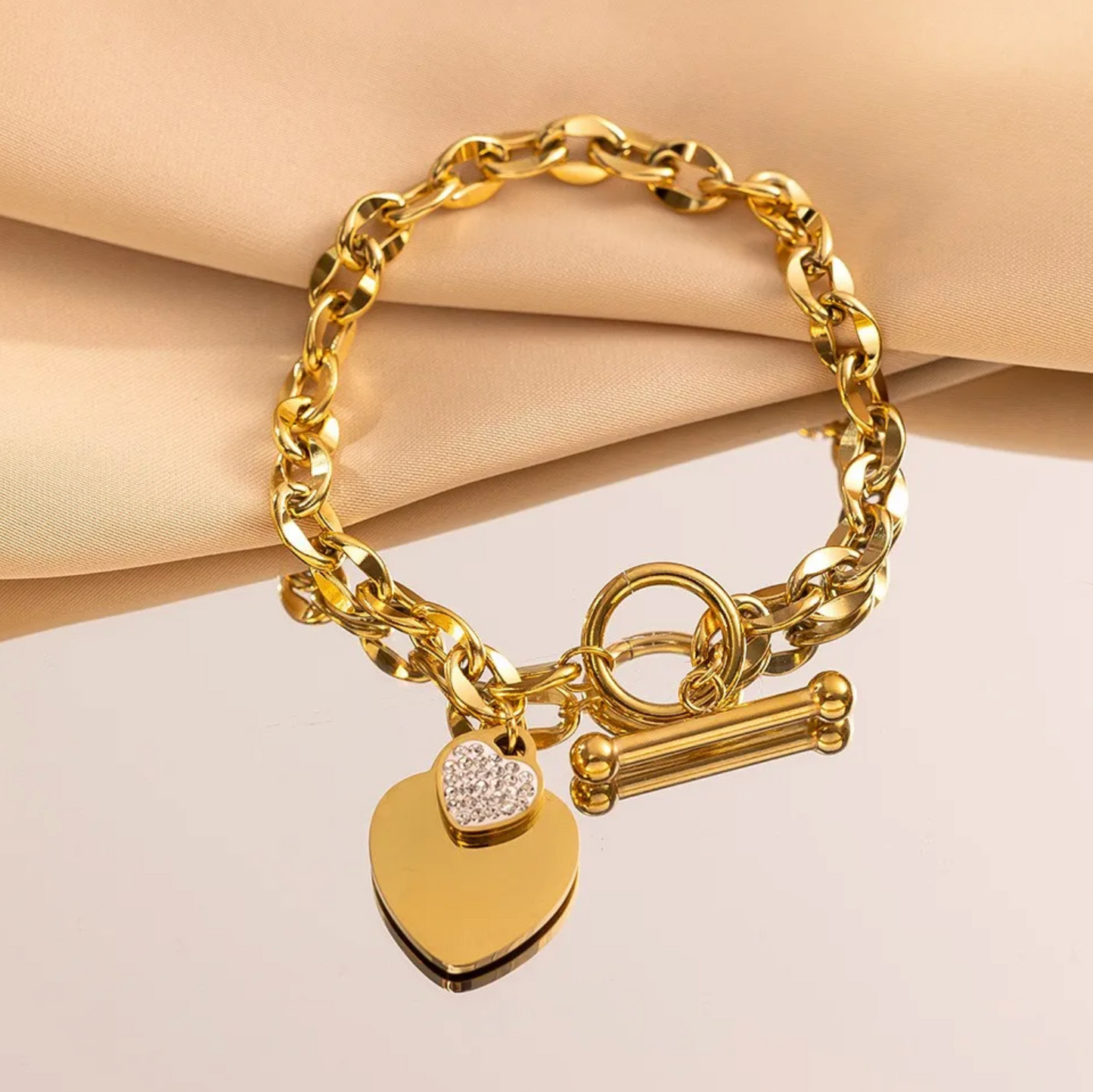 Heart Charm Bracelet
