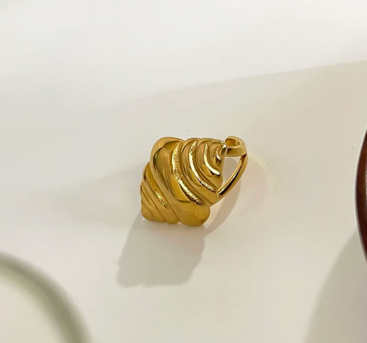 Horn Geometric Open Ring